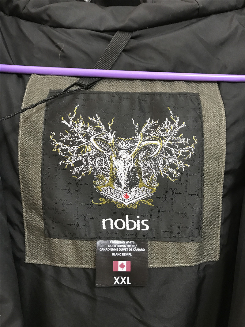 Nobis Canada White Duck Down Jacket